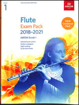 Flute Exam Pack, 2018 - 2021 ABRSM Grade 1 - Book with Online Audio cover